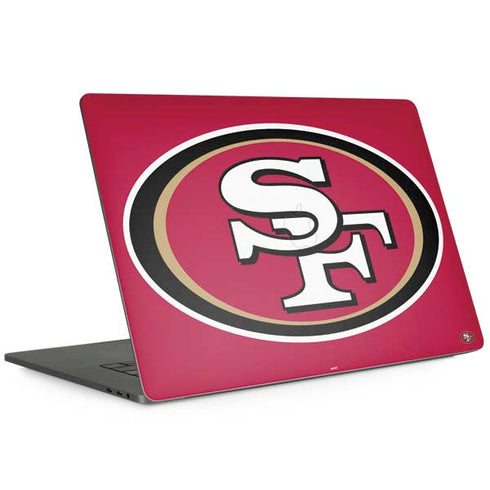 NFL San Francisco 49ers Large Logo Apple MacBook Pro 15-inch Skin