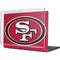 NFL San Francisco 49ers Large Logo MacBook Pro 16in (2021-25) Case plus Skin