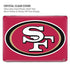 NFL San Francisco 49ers Large Logo MacBook Pro 16in (2021-25) Case plus Skin