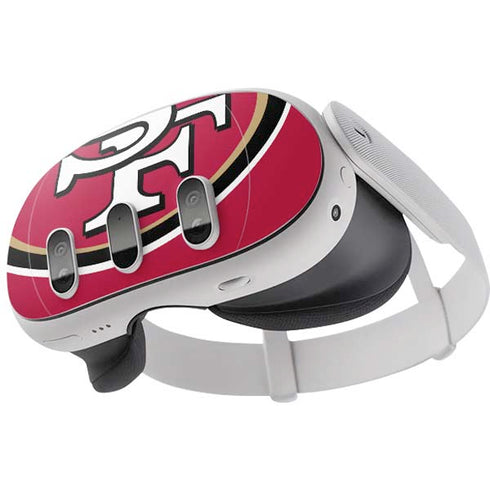 NFL San Francisco 49ers Large Logo Meta Quest 3 Skin