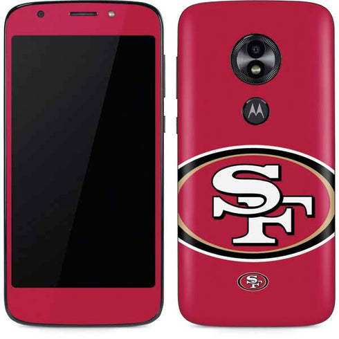 NFL San Francisco 49ers Large Logo Moto E5 Play Skin
