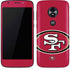 NFL San Francisco 49ers Large Logo Moto E5 Play Skin
