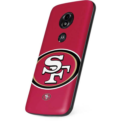 NFL San Francisco 49ers Large Logo Moto E5 Play Skin