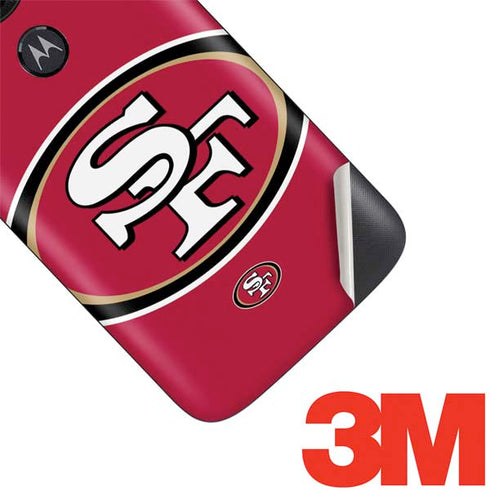 NFL San Francisco 49ers Large Logo Moto E5 Play Skin