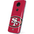 NFL San Francisco 49ers Large Logo Moto E5 Plus Skin