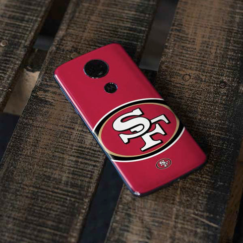 NFL San Francisco 49ers Large Logo Moto E5 Plus Skin