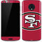 NFL San Francisco 49ers Large Logo Moto G6 Skin