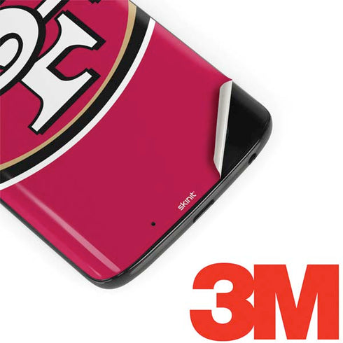 NFL San Francisco 49ers Large Logo Moto G6 Skin