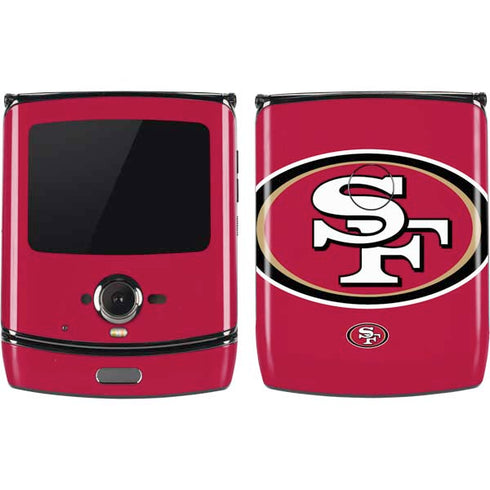 NFL San Francisco 49ers Large Logo Motorola RAZR Skin