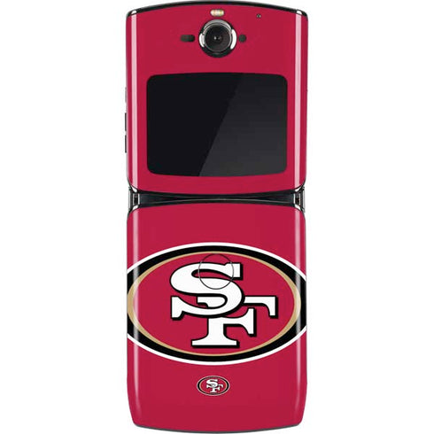 NFL San Francisco 49ers Large Logo Motorola RAZR Skin