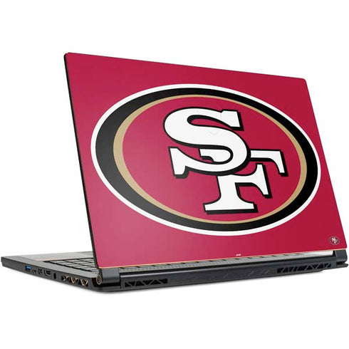 NFL San Francisco 49ers Large Logo MSI GS65 Stealth Laptop Skin