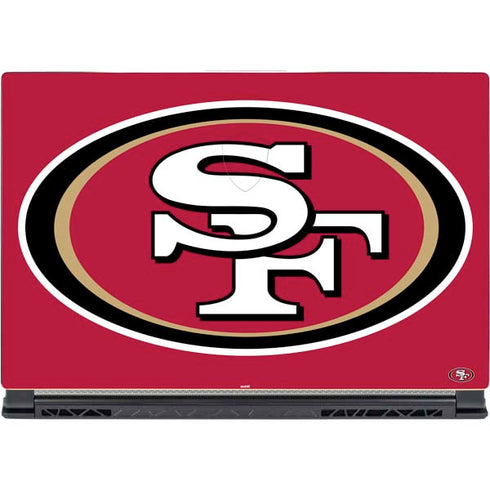 NFL San Francisco 49ers Large Logo MSI GS65 Stealth Laptop Skin