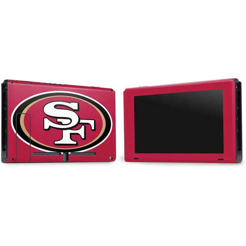 NFL San Francisco 49ers Large Logo Nintendo Switch Bundle Skin