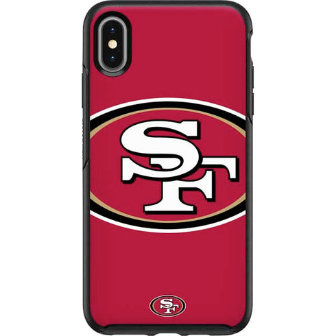 NFL San Francisco 49ers Large Logo Otterbox Symmetry iPhone Skin