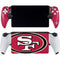 NFL San Francisco 49ers Large Logo PlayStation Portal Remote Player Skin