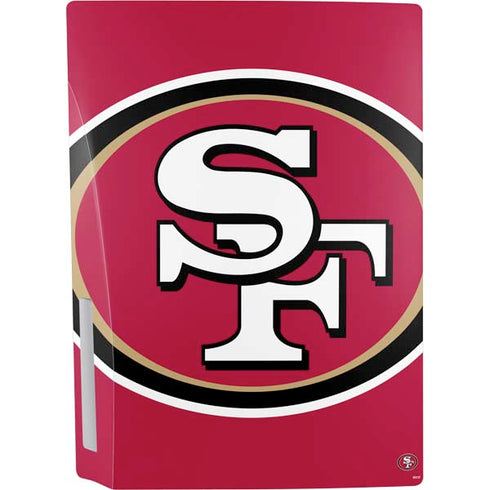 NFL San Francisco 49ers Large Logo PS5 Console Skin