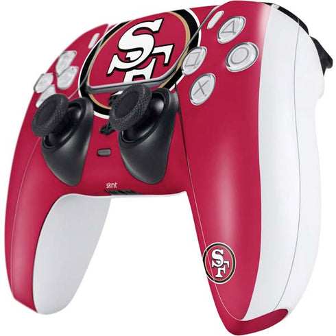 NFL San Francisco 49ers Large Logo PS5 Controller Skin