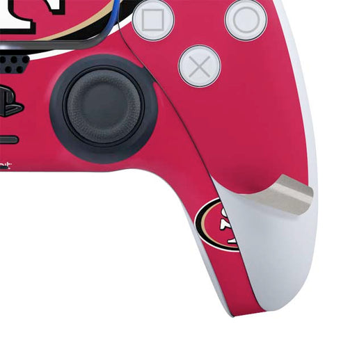 NFL San Francisco 49ers Large Logo PS5 Slim Digital Edition Bundle Skin