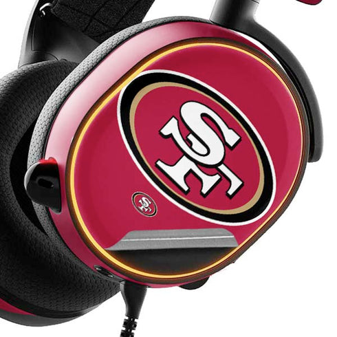 NFL San Francisco 49ers Large Logo SteelSeries Arctis 5 Skin
