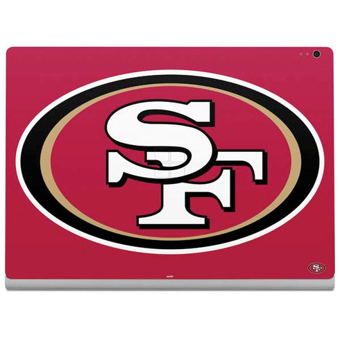 NFL San Francisco 49ers Large Logo Surface Book 2 13.5in Skin