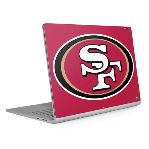 NFL San Francisco 49ers Large Logo Surface Book 2 15in Skin