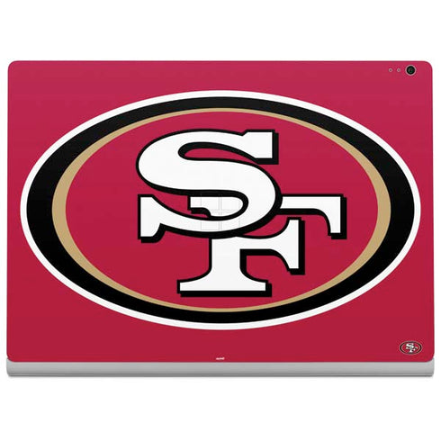 NFL San Francisco 49ers Large Logo Surface Book 2 15in Skin