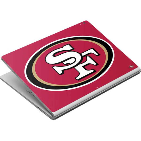 NFL San Francisco 49ers Large Logo Surface Book Skin
