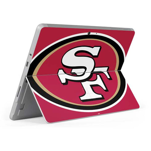 NFL San Francisco 49ers Large Logo Surface Go Skin