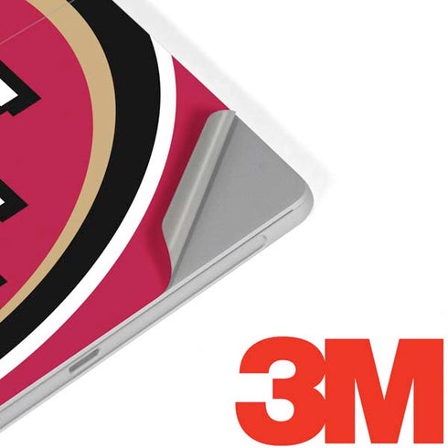 NFL San Francisco 49ers Large Logo Surface Go Skin
