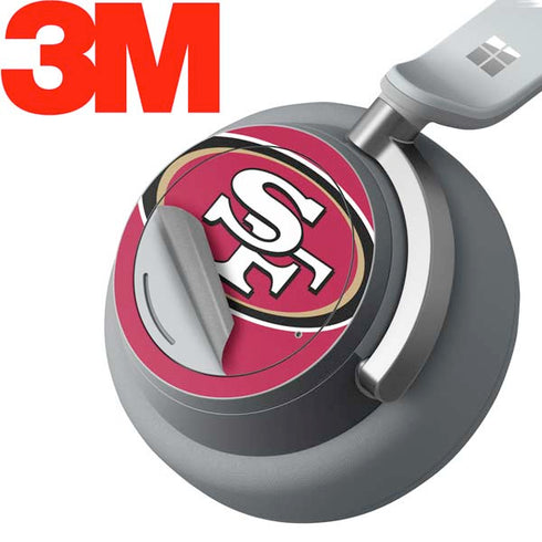 NFL San Francisco 49ers Large Logo Surface Headphones Skin