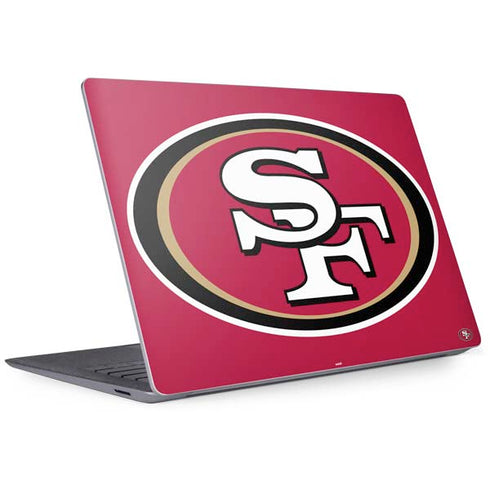 NFL San Francisco 49ers Large Logo Surface Laptop 3 13.5in Skin