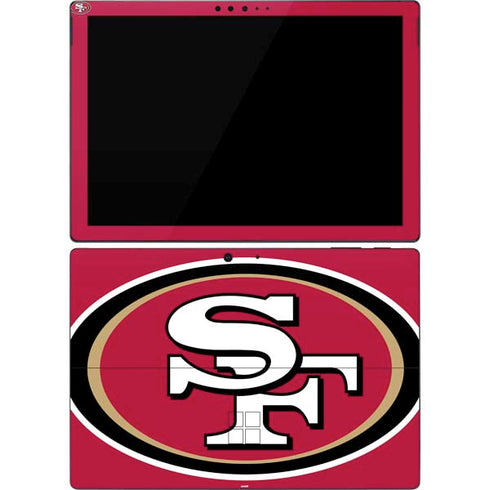 NFL San Francisco 49ers Large Logo Surface Pro 7 Skin