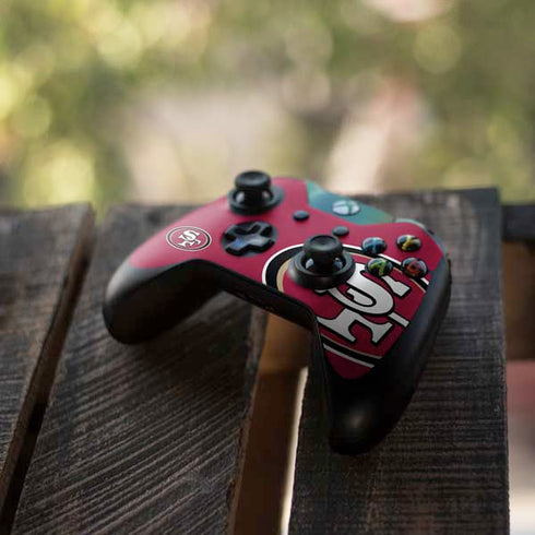 NFL San Francisco 49ers Large Logo Xbox One Controller Skin