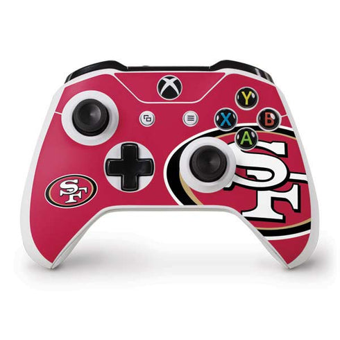 NFL San Francisco 49ers Large Logo Xbox One S Controller Skin