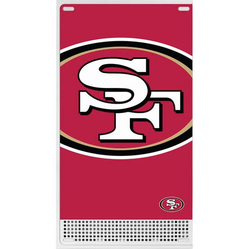 NFL San Francisco 49ers Large Logo Xbox Series S Bundle Skin