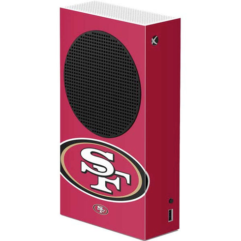 NFL San Francisco 49ers Large Logo Xbox Series S Console Skin
