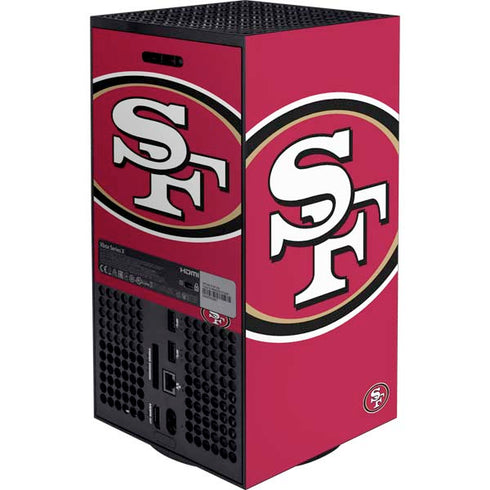 NFL San Francisco 49ers Large Logo Xbox Series X Bundle Skin