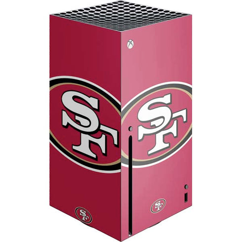 NFL San Francisco 49ers Large Logo Xbox Series X Console Skin
