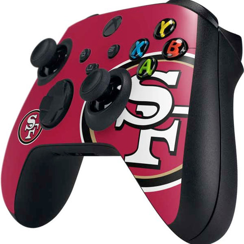 NFL San Francisco 49ers Large Logo Xbox Series X Controller Skin