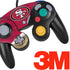 NFL San Francisco 49ers Nintendo GameCube Controller Skin
