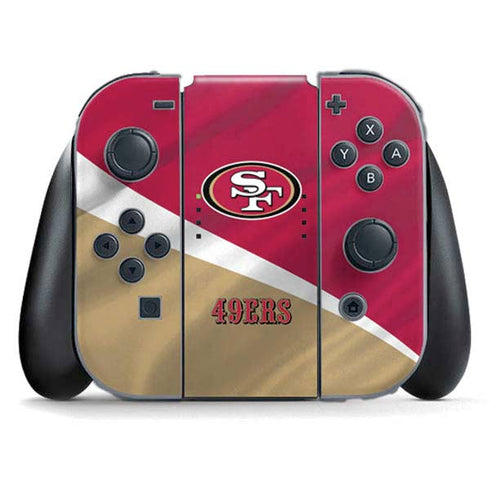 NFL San Francisco 49ers Nintendo Switch (2017-2021) Joy-Con Controller Skin