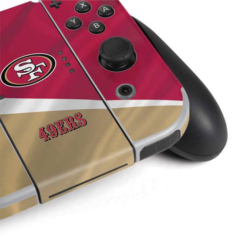 NFL San Francisco 49ers Nintendo Switch OLED (2021) Skin