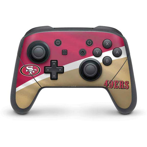 NFL San Francisco 49ers Nintendo Switch Pro Controller Skin