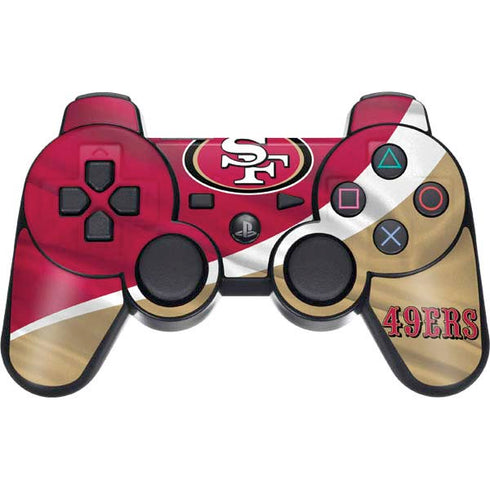 NFL San Francisco 49ers PS3 Dual Shock wireless controller Skin