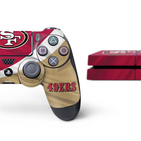 NFL San Francisco 49ers PS4 Console and Controller Bundle Skin
