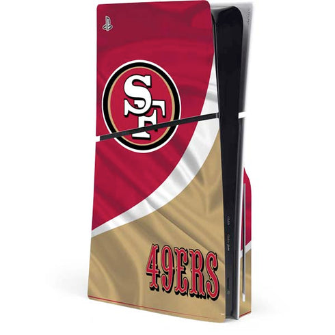 NFL San Francisco 49ers PS5 Slim Disk Console Skin