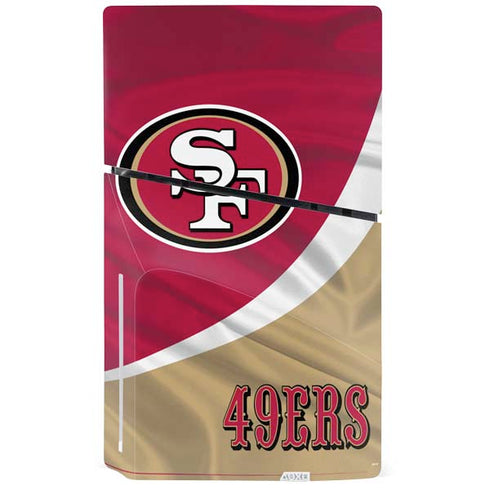 NFL San Francisco 49ers PS5 Slim Disk Console Skin