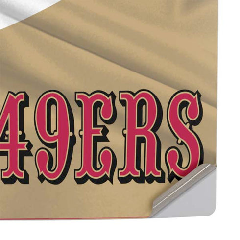NFL San Francisco 49ers PS5 Slim Digital Edition Console Skin