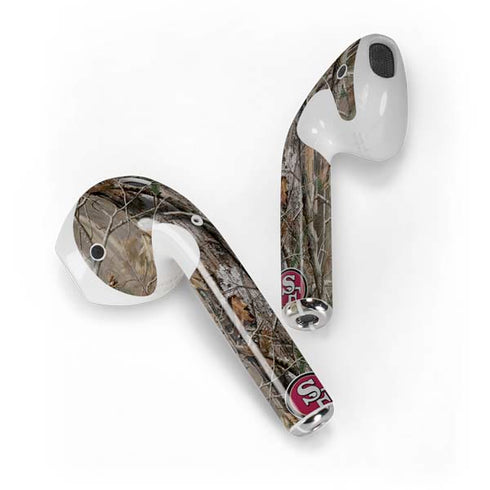NFL San Francisco 49ers Realtree AP Camo Apple AirPods Skin