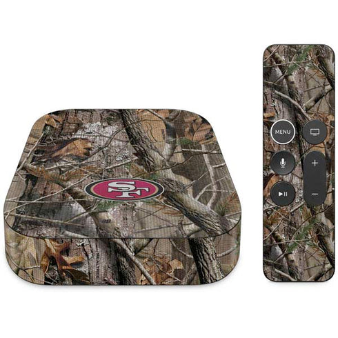 NFL San Francisco 49ers Realtree AP Camo Apple TV Skin